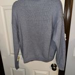 Cozy Blue Cardigan with Daisy Embellishments Size L Photo 1