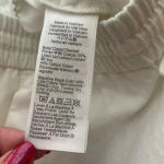 J Crew New Seaside Pant Women White Linen Blend Pull On Pockets Travel Size 8 Photo 10