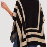PULI Womens Jacquard Pullover Ponchos Sweater Elegant Shawl Wraps Warm Travel Sweaters for Fall Winter. OS Photo 3