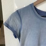 Free People  We The Free Baby Tee in Washed Blue Photo 3