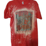 Tultex Hotter Than A $2 Pistol Splatter T-Shirt Red Medium  Cotton Polyester Unis Photo 0