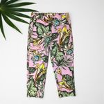 J.Crew Floral Printed Skimmer Pants in Lilac Smoky Fern Photo 1