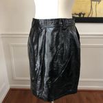 Urban Outfitters Silence + Noise UO Faux Patent Leather Zip Skirt S Photo 6