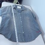 Sundry  Casual Button Down Shirt Short Sleeve Size 2 (Medium) EUC Photo 8