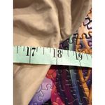 Maniere De Voir  Beige Shirt Dress Long Sleeve Button Front Chain Detail Size 10 Photo 6