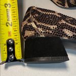 Alex Marie NEW   rhinestone leopard print loafers.size 6.5 Photo 13