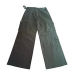 American Bazi Los Angeles Cargo Wide Leg Black Pants Zipper Pockets 2X Gorpcore Photo 2