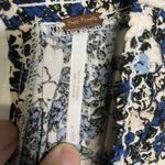 Free People  Flowers in her hair floral tunic mini dress black blue women's large Photo 7