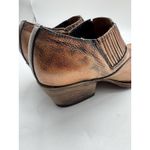 FREEBIRD Wyoming Leather Western Ankle Booties Bronze Distressed Women’s 10 Brown Photo 5