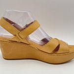 Born Shoes Sandals Heels Platform Ankle Strap Women Size 9M Brown Leather Photo 5