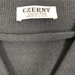 CZERNY Wool Blend Cardigan Women M Gray Elegant Feminine Classic Retro Made USA Size M Photo 5