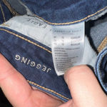 American Eagle  dark wash distressed stretchy size 10 jeggings Photo 1