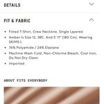 SKIMS NWT fits everybody T shirt- Gunmetal Photo 9