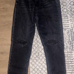 American Eagle Black Wash  Mom Jeans Photo 0