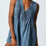 Free People Denim Romper Photo 0