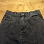 Hollister  Black Ultra High-Rise Jean Skirt - size 27 Photo 7