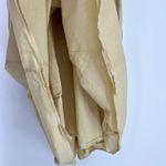 H&M Flared Cotton Tie-Top A Line Sundress Small Beige Photo 2