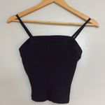 BP MOVING SALE black square neck ribbed camisole cropped top Photo 0