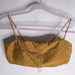 Madewell Second Wave Spaghetti-Strap Bandeau Bikini Top in Polka Dot Photo 1