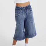 Jaded London NWOT Axle Acid Wash Denim Jorts Photo 0