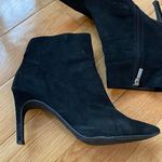 Bamboo Black Ankle Booties Heels Photo 3