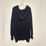 Young Fabulous and Broke YB&B  black knitted oversized hooded popcorn sweater M/L Photo 3