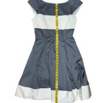 Kate Spade Adette Midi Dress Pleated Pippa Middleton Colorblock Cap Sleeve SZ 6 Photo 11