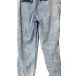 Blue Spice  size medium pull on pants elastic waist tie front soft slouch casual Photo 1