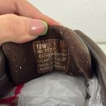 Arizona Jean Company ARIZONA Vintage 2000s Brown Leather Suede Lace Up Casual Bowler Oxford Sneakers Photo 9