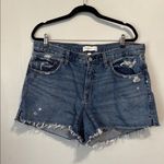 Abercrombie & Fitch  The Boyfriend Short Mid Rise Curve Love Denim Shorts 33/16 Photo 0