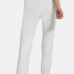 Theory Yoke Legging brand  in Stretch Cotton SIZE M preowned white Photo 2
