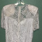 Robert Anthony Vintage Ivory Lace Beaded Wedding Dress Size 4 Photo 6