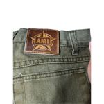 Vintage AMI Green Straight Jeans Size 6‎ Photo 7