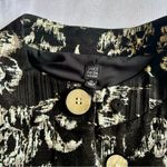 Saks 5th Avenue Saks Fifth Avenue Women’s Black White Floral Blazer Jacket Size 14 4-Button Photo 2