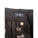 Gap Jeans Womens 28 Regular Black True Skinny Stretch Taper Dark Denim Pants Photo 6