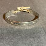 BCBGeneration BCBG Live Laugh Love A Lot Silver Tone Bracelet Photo 4
