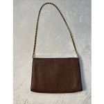 Etienne Aigner Vintage  Woven Brown Crossbody Shoulder Handbag Photo 6