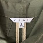 CAbi  Green Military Jacket Small Zip Up Utility Cargo Style Casual Photo 3