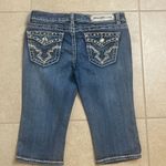 Miss Chic Blue #Embellished # U.S.A. #Capri #Jeans (Style: M336) Photo 1