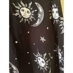 Motel XS Black Mini Skirt – Sun Moon Stars Print – Handmade – Viscose Photo 2