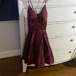 Red Homecoming Dress Photo 2