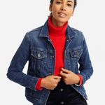 Uniqlo Dark Wash Denim Jacket Photo 0