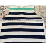 Vineyard Vines  Cotton Dress Mint Green Navy White Casual Women's Size L Photo 3