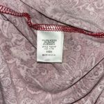 Oddy NWT Size 1X/2X Pink & Ivory Paisley Print Back Ruching Marsala Top Photo 6