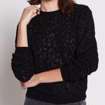 Joie Itana Black Leopard Sweater Photo 0