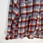 Lucky Brand Women’s Plaid Western Babydoll Shirt XXL Photo 4