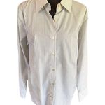 Talbots  Woman Wrinkle-Resistant Pinstripe Button-Down Shirt, 16W Photo 1