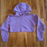 Lululemon All Yours Cropped Hoodie Purple Small Photo 1