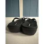 Okabashi Womens L Large Black Aspire Med Wedge Sandals Flip Flops Made in USA Size 10 Photo 5