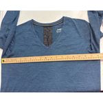 Smartwool Blue Preppy Gorpcore Hiking Intraknit Merino Wool BaseLayer Top Sz Med Photo 4